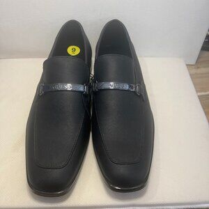 Guess Men's Black Slip-on Dress Shoes Loafer Black Size 9